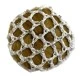 Equetech Crystal Bun Net - White image