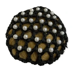 Equetech Pearl Bun Net - Black