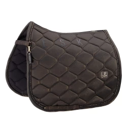 Eskadron Glam Crystal Saddlepad - Black Truffle