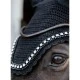 Kentucky Horsewear Soundless Fly Veil Wellington Big Stone and Pearl - Black image