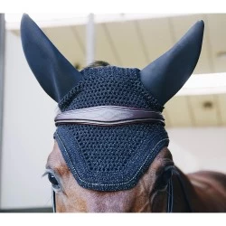 Kentucky Horsewear Soundless Fly Veil Wellington Sparkling - Black
