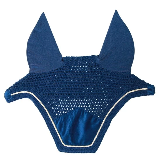 Kentucky Horsewear Wellington Fly Veil Velvet - Navy image