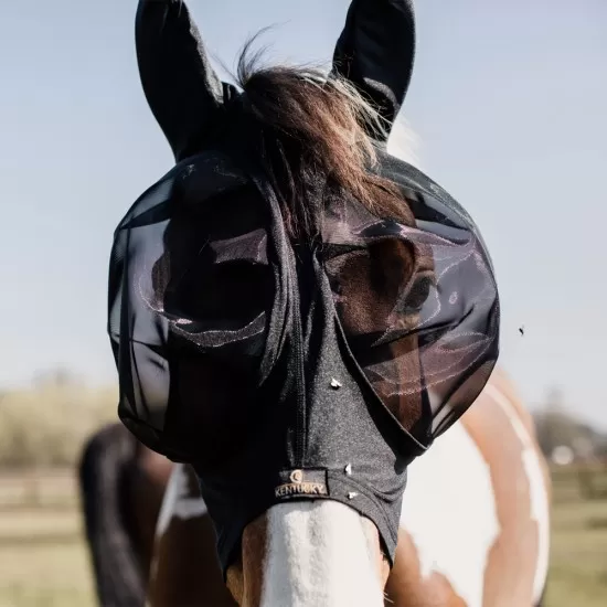 Kentucky horsewear slim fit fly mask - Black Accessories image