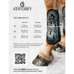 Kentucky Bamboo Shield Elastic Tendon Boots - Brown