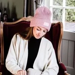 Kentucky Glitter Beanie - Old Rose