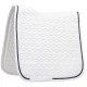 Kentucky Horsewear Dressage Glitter Rope Saddlepad - White/Black image