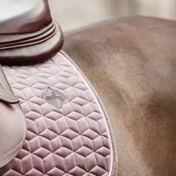 Kentucky Horsewear Velvet Dressage Saddlepad - Light Purple