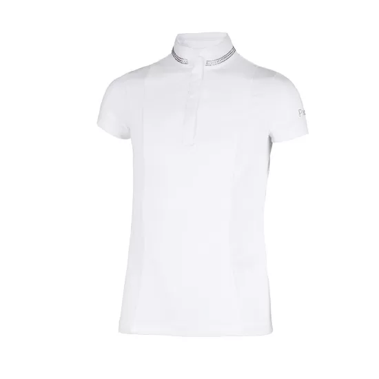 Pikeur Girls Suana Competition shirt - White Competition Clothing, Young Rider, 20% OFF Promotion image
