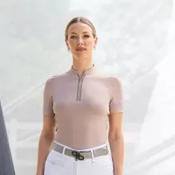 Pikeur Selection Zip Shirt - Pale Mauve