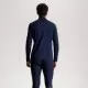 Tommy Hilfiger Mens 1/4 Zip Thermo Shirt Desert Sky image
