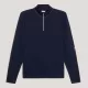 Tommy Hilfiger Studded Logo Thermo Shirt 1/4 Zip Desert Sky image