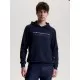 Tommy Hilfiger Mens London Logo Fleece Hoodie Desert Sky image