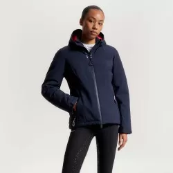Tommy Hilfiger Women London Winter Riding Jacket Desert Sky