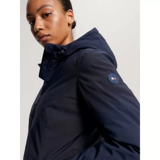 Tommy Hilfiger Women London Winter Riding Jacket Desert Sky image