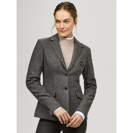 Tommy Hilfiger Albany Tweed Riding Blazer Fossil image