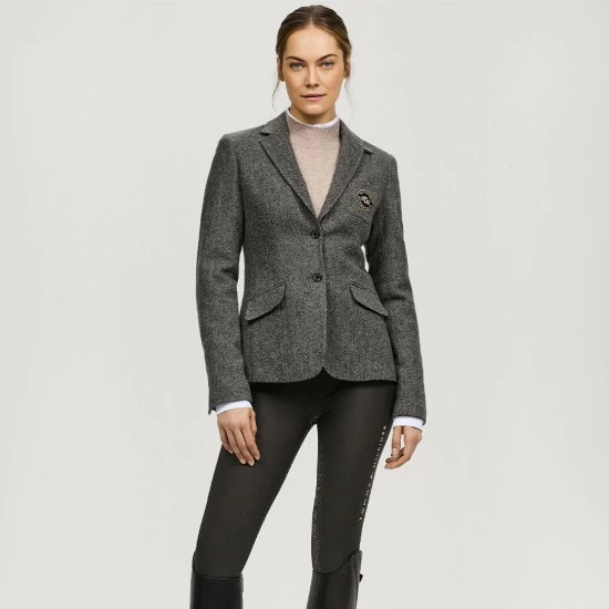 Tommy Hilfiger Albany Tweed Riding Blazer Fossil image