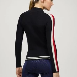 Tommy Hilfiger Carol 1/4 Zip Riding Sweater Desert Sky