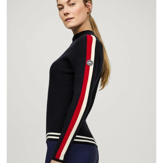 Tommy Hilfiger Carol 1/4 Zip Riding Sweater Desert Sky image