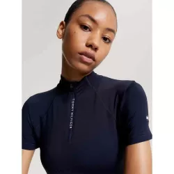 Tommy Hilfiger Denver Cooling 1/4 Zip Training Top - Desert Sky