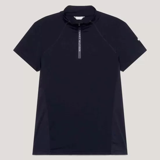 Tommy Hilfiger Denver Cooling 1/4 Zip Training Top - Desert Sky image