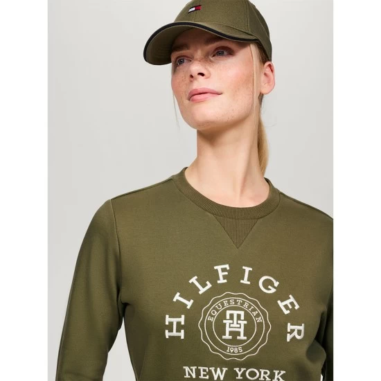 Tommy Hilfiger Evans Graphic Sweatshirt Utility Olive image