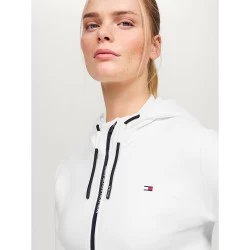 Tommy Hilfiger Kingston Zipup Hoodie - Ecru