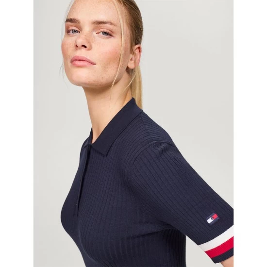 Tommy Hilfiger Lenox Sweater Polo - Desert Sky image