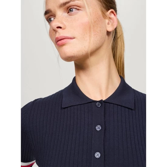 Tommy Hilfiger Lenox Sweater Polo - Desert Sky image