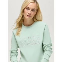 Tommy Hilfiger Belair Rhinestone Sweatshirt - Belair Mint