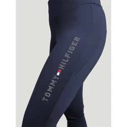 Tommy Hilfiger Elmira Rhinestone Full Grip Leggings - Desert Sky