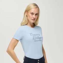 Tommy Hilfiger Malibu Rhinestone T-Shirt - Sweet Blue
