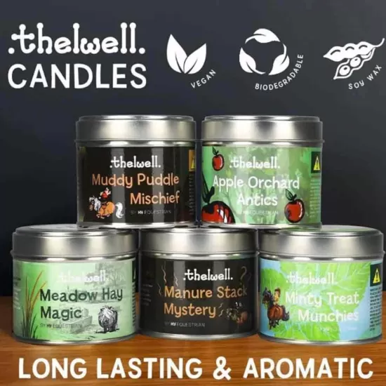 Hy Equestrian Thelwell Collection Candle - Apple Orchard Antics image