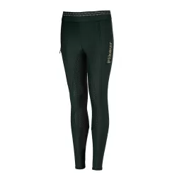 Pikeur IDA Grip Athleisure Youths Riding leggings - Dark Green