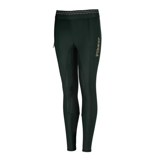 Pikeur IDA Grip Athleisure Youths Riding leggings - Dark Green image