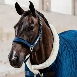Kentucky Horsewear Navy Velvet Headcollar
