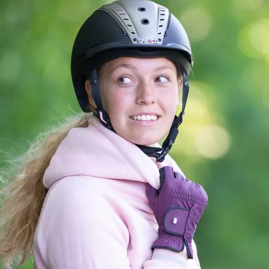 Roeckl Lona women's riding Gloves - Grape Wine image