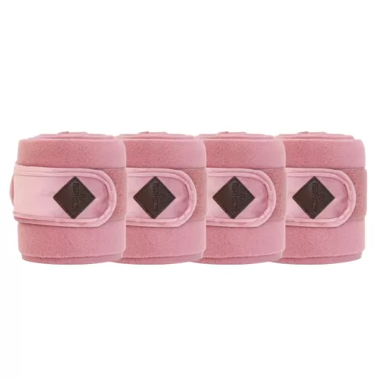 Kentucky horsewear Old Rose Velvet Fleece bandages image