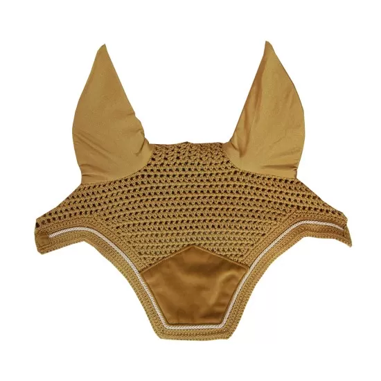 Kentucky Old Mustard Velvet Wellington Fly Veil Accessories image