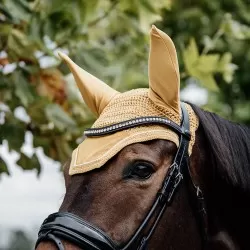 Kentucky Old Mustard Velvet Wellington Fly Veil
