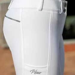 Pikeur Xernia GR Girls white competition breeches.