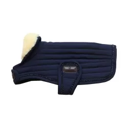 Kentucky dogwear pearls dog coat - Navy