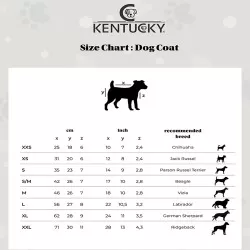 Kentucky dogwear Reflective and water repellent dog coat
