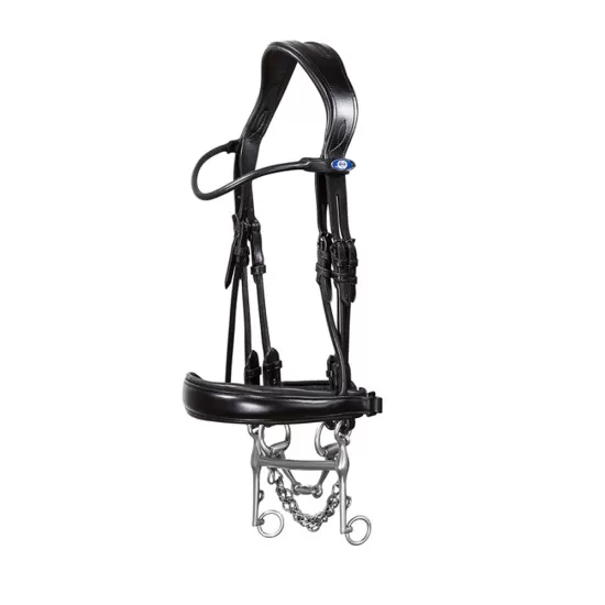 PS of Sweden Passage Non-Patent Noseband Double bridle image