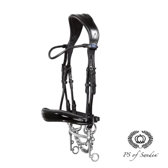 PS of Sweden Passage Patent Noseband Double bridle image
