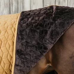 Kentucky Horsewear Velvet Mustard Show Rug