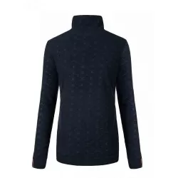 Cavallo ladies Oviedo half zip fleece - Dark Blue
