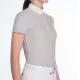 Cavalleria Toscana ladies sheer rib knit grey Competition polo shirt Ladies Shirts and Tops, Competition Clothing, 20% OFF Promotion image