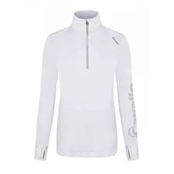 Cavallo Ladies Orfea long sleeved white function training top