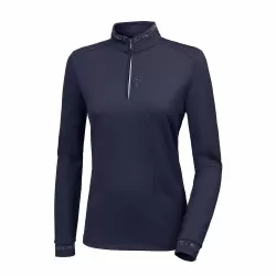 Pikeur Tali 1/2 zip long sleeved sports top - Night Sky