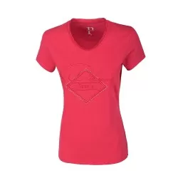 Pikeur Ladies Yva V-Neck T- shirt - Wild berry